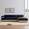 Modulares Ecksofa, mit klarer Formgebung, Farbe: beige