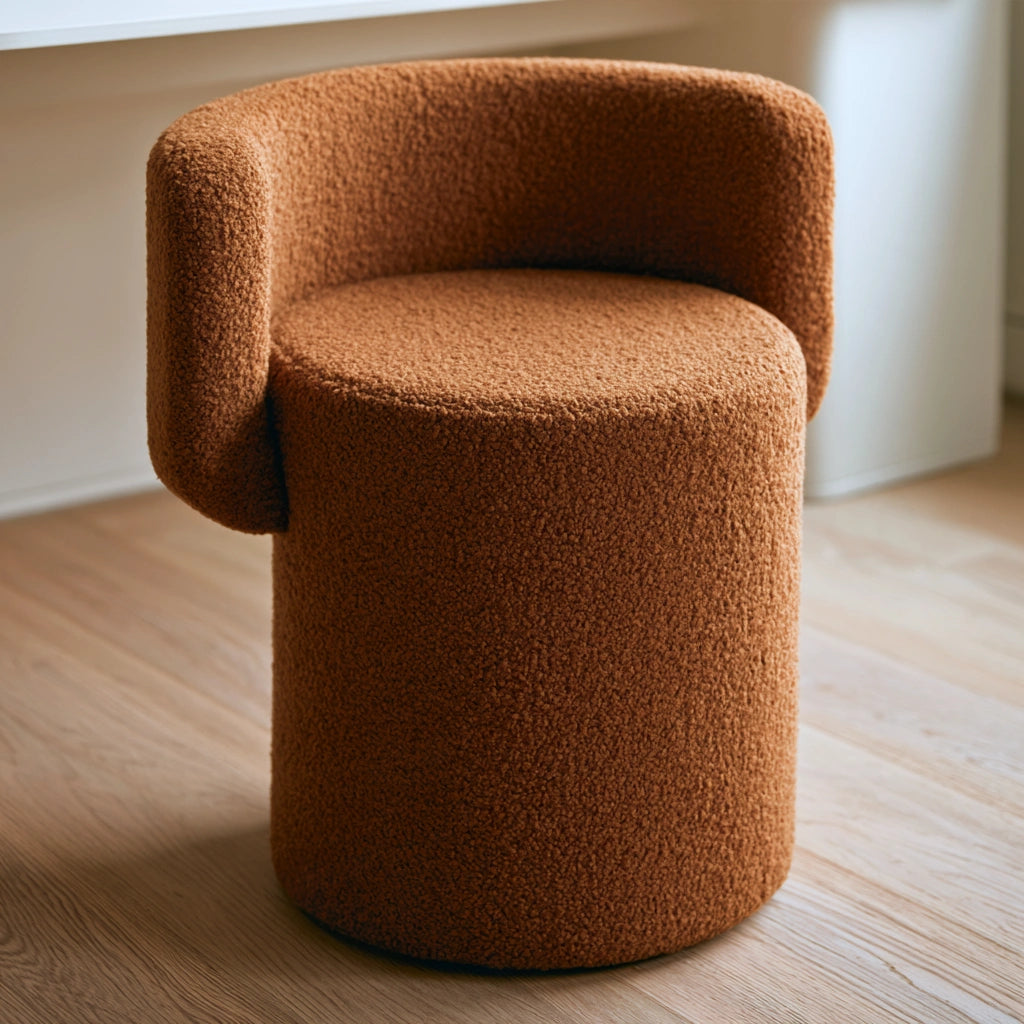 Schminktisch mit Hocker, mit klarer Formgebung, Farbe: grau